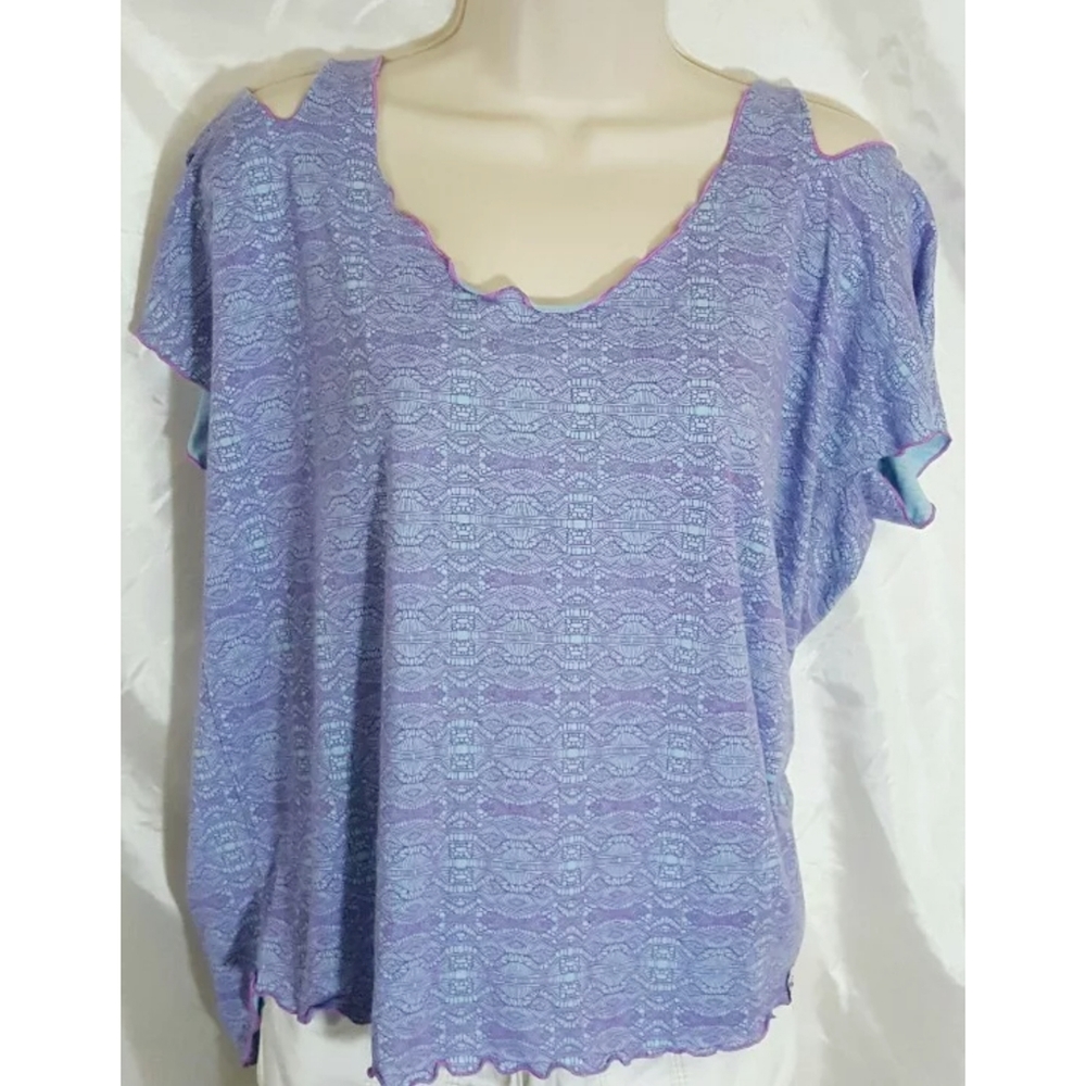 Under Armor Semi Fitted HeatGear Mint and Lavender